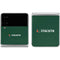 University of Miami Horizontal Mark on Green Galaxy Z Flip4 5G Skin