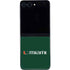 University of Miami Horizontal Mark on Green Galaxy Z Flip5 5G Skin