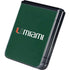 University of Miami Horizontal Mark on Green Galaxy Z Flip5 5G Skin