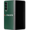 University of Miami Horizontal Mark on Green Galaxy Z Fold4 5G Skin
