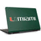 University of Miami Horizontal Mark on Green Dell Inspiron Skin