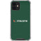 University of Miami Horizontal Mark on Green iPhone 12 Clear Case