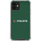 University of Miami Horizontal Mark on Green iPhone 12 Mini Clear Case