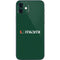 University of Miami Horizontal Mark on Green iPhone 12 Mini Skin