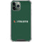 University of Miami Horizontal Mark on Green iPhone 12 Pro Clear Case