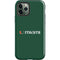 University of Miami Horizontal Mark on Green iPhone 12 Pro Impact Case
