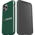 University of Miami Horizontal Mark on Green iPhone 12 Pro Impact Case