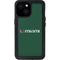 University of Miami Horizontal Mark on Green iPhone 13 Mini Waterproof Case