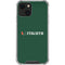 University of Miami Horizontal Mark on Green iPhone 14 Plus Clear Case