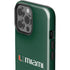 University of Miami Horizontal Mark on Green iPhone 14 Pro Max Impact Case