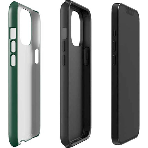 University of Miami Horizontal Mark on Green iPhone 15 Pro Max Impact Case