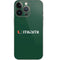 University of Miami Horizontal Mark on Green iPhone 15 Pro Skin