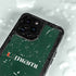 University of Miami Horizontal Mark on Green iPhone 14 Pro Waterproof Case