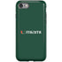 University of Miami Horizontal Mark on Green iPhone SE (2nd & 3rd Gen) Pro Case