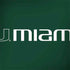 University of Miami Horizontal Mark on Green Legion Y720 Skin