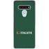 University of Miami Horizontal Mark on Green LG Stylo 6 Clear Case