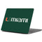 University of Miami Horizontal Mark on Green Apple MacBook Pro 13-inch Skin