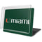 University of Miami Horizontal Mark on Green MacBook Pro 15in (2016-19) Case plus Skin