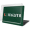 University of Miami Horizontal Mark on Green MacBook Pro 16in (2019-20) Case plus Skin