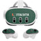 University of Miami Horizontal Mark on Green Meta Quest 3 Skin