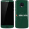 University of Miami Horizontal Mark on Green Moto G6 Skin