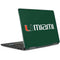 University of Miami Horizontal Mark on Green Notebook 9 Pro 13in (2017) Skin