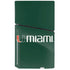 University of Miami Horizontal Mark on Green PS5 Slim Disk Console Skin