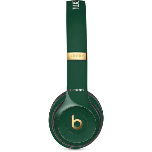 University of Miami Horizontal Mark on Green Studio Wireless 3 Skin