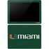 University of Miami Horizontal Mark on Green Surface Go Skin