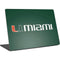 University of Miami Horizontal Mark on Green Surface Laptop 4 15in Skin