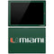 University of Miami Horizontal Mark on Green Surface Pro 3 Skin