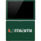 University of Miami Horizontal Mark on Green Surface Pro 4 Skin
