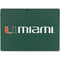 University of Miami Horizontal Mark on Green Surface Pro 9 Skin