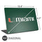University of Miami Horizontal Mark on Green Universal Laptop 16.6in (13.4 x 9.7in) Skin