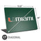 University of Miami Horizontal Mark on Green Universal Laptop 17in (13.8 x 10in) Skin