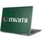 University of Miami Horizontal Mark on Green Yoga 710 14in Skin