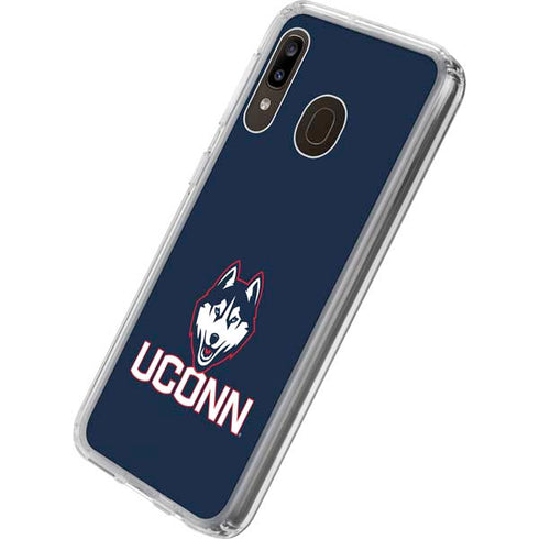 University of Connecticut UConn Logo Galaxy A20 Clear Case