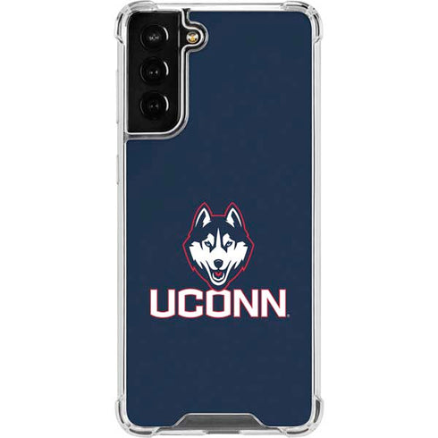 University of Connecticut UConn Logo Galaxy S21 FE Clear Case