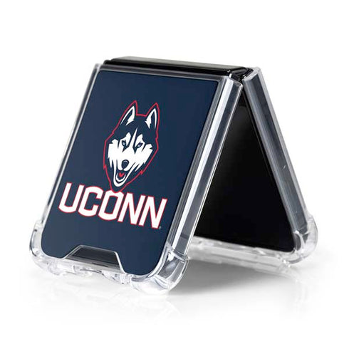 University of Connecticut UConn Logo Galaxy Z Flip5 5G Clear Case
