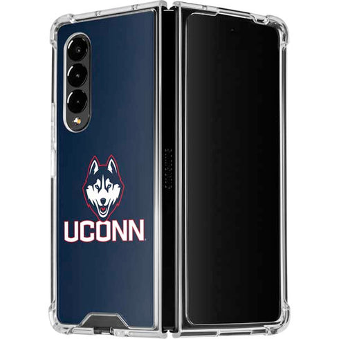University of Connecticut UConn Logo Galaxy Z Fold4 5G Clear Case