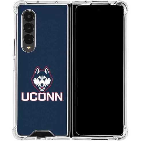 University of Connecticut UConn Logo Galaxy Z Fold4 5G Clear Case
