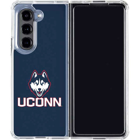 University of Connecticut UConn Logo Galaxy Z Fold5 5G Clear Case