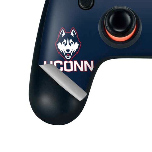 University of Connecticut UConn Logo Google Stadia Controller Skin