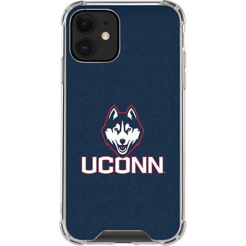 University of Connecticut UConn Logo iPhone 12 Clear Case