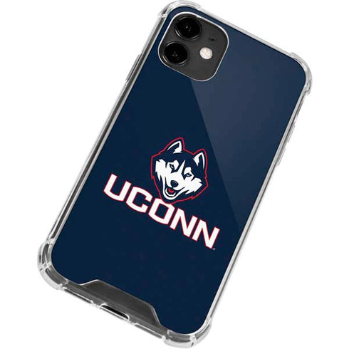 University of Connecticut UConn Logo iPhone 12 Clear Case