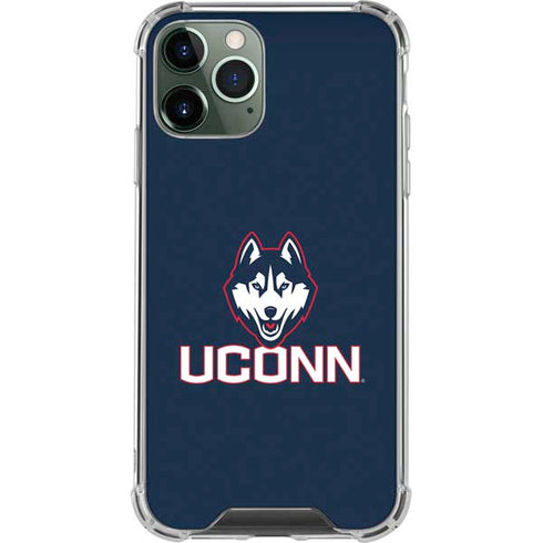 University of Connecticut UConn Logo iPhone 12 Pro Clear Case
