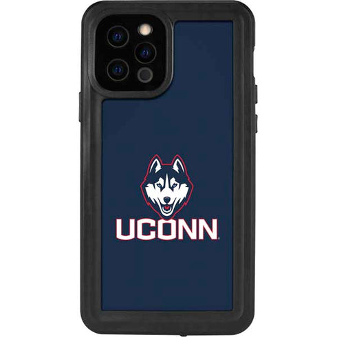University of Connecticut UConn Logo iPhone 12 Pro Waterproof Case