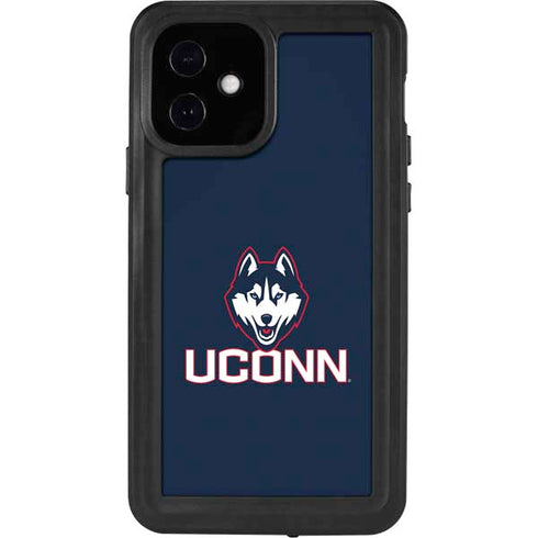 University of Connecticut UConn Logo iPhone 12 Waterproof Case