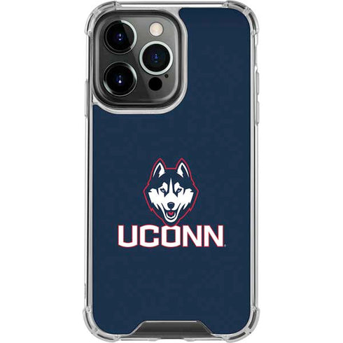 University of Connecticut UConn Logo iPhone 13 Pro Clear Case