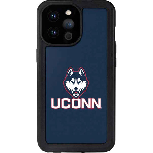 University of Connecticut UConn Logo iPhone 14 Pro Max Waterproof Case
